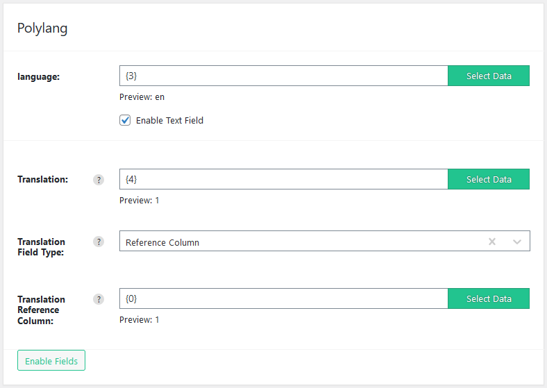 Import WP Polylang translation linked to the original post via a reference column