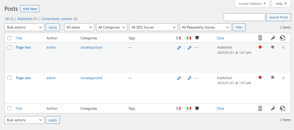 Import WP Polylang translation reference field matching the default-language post